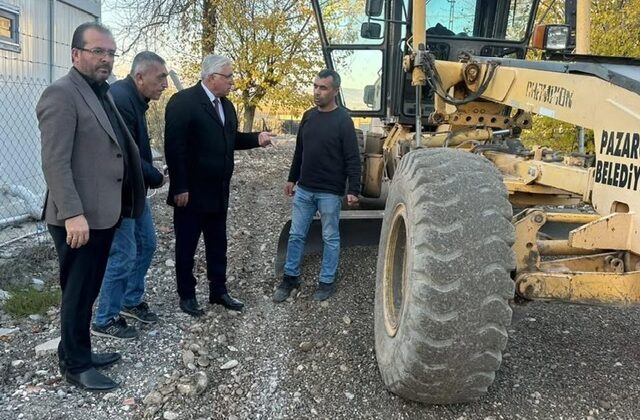 Başkan İkizer Sarıerik Mahallesi’ndeki Yol Çalışmalarını İnceledi