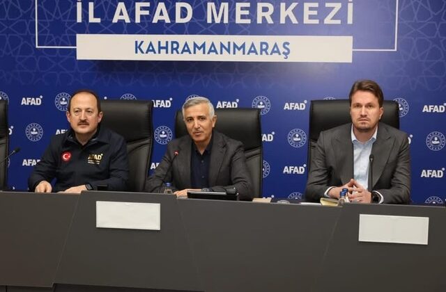 Kahramanmaraş’ta Afet Koordinasyon Çalışmaları Masaya Yatırıldı