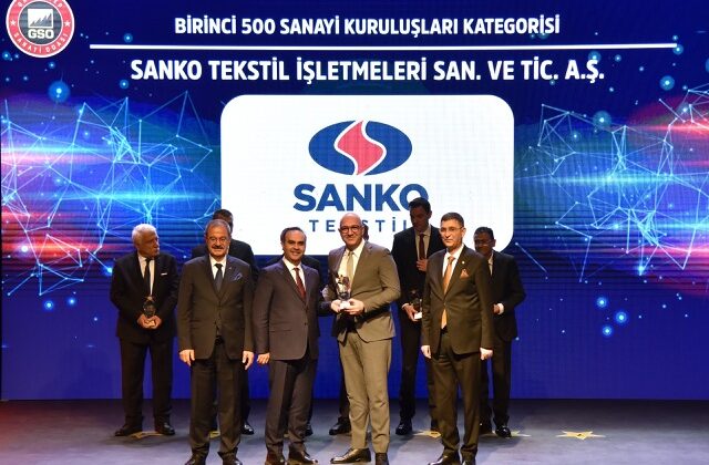 TÜRKİYE’NİN 500 BÜYÜK SANAYİ KURULUŞU ARASINA GİREN SANKO’NUN 4 ŞİRKETİ ÖDÜLLENDİRİLDİ