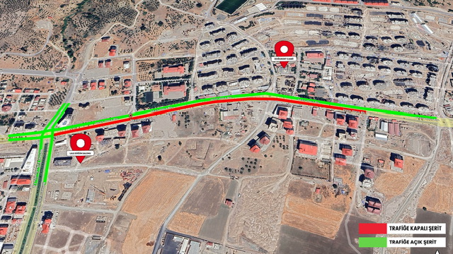 Vezir Hoca Bulvarı’nda Geçici Trafik Düzenlemesi!