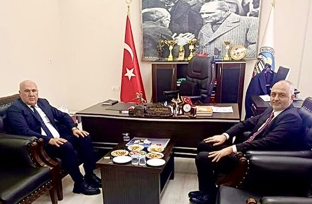 Ekinözü Belediyesi’nde Başkanlar Arası Ziyaret