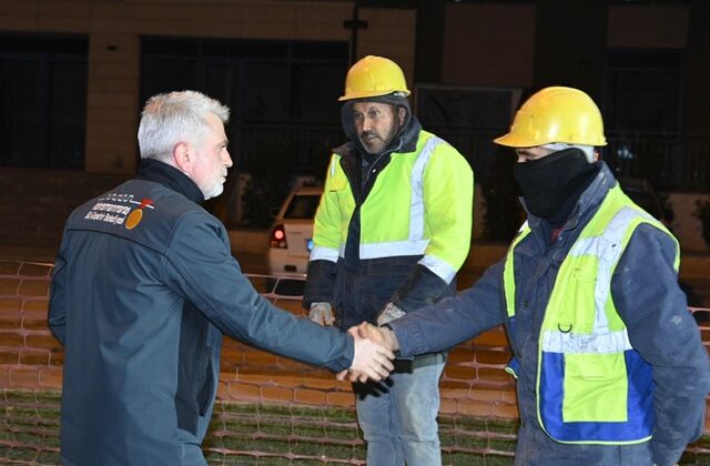 Başkan Görgel, Şehir Merkezindeki Alt ve Üstyapı Çalışmalarını Yerinde İnceledi