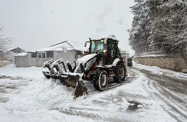 Dulkadiroğlu Belediyesi Yoğun Kar Yağışına Karşı Teyakkuzda