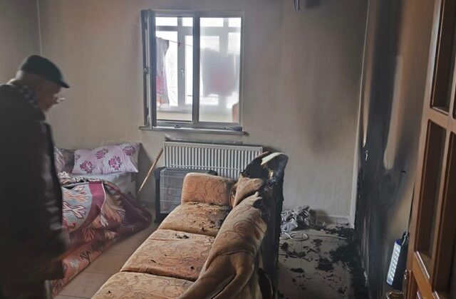 Kahramanmaraş’ta Ev Yangını: 1 Kişi İtfaiye Tarafından Kurtarıldı