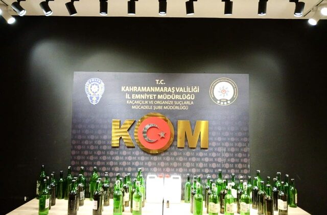 Kahramanmaraş’ta Kaçakçılık Operasyonu: Silah, Tarihi Sikke ve Sahte Alkole El Konuldu
