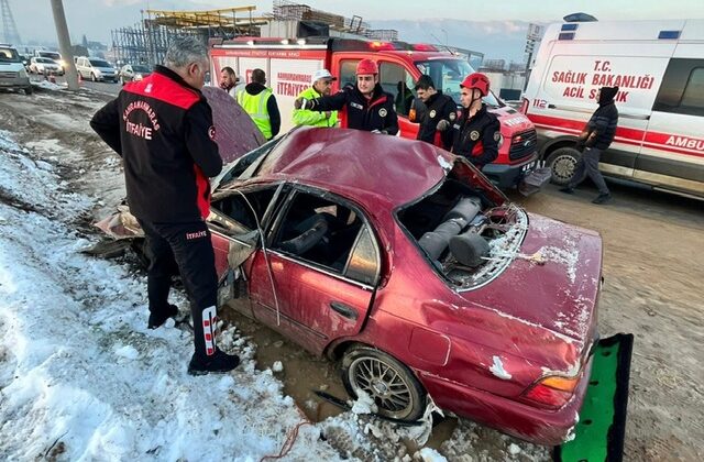 Kahramanmaraş’ta Trafik Kazası: 1 Kişi Ağır Yaralandı