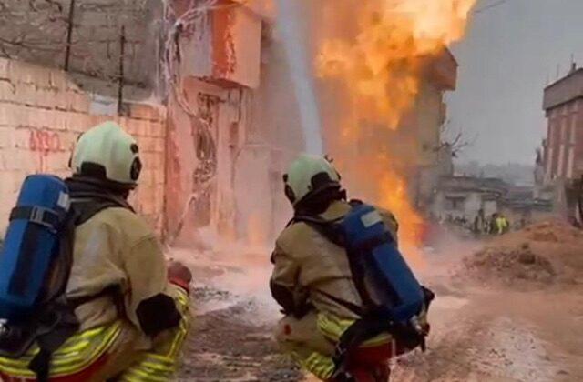 Kahramanmaraş’ta Doğalgaz Borusu Patladı