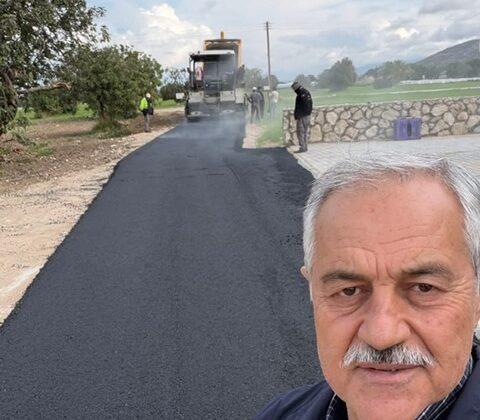 Tatlısu’da Pınar Sokak Asfaltlandı