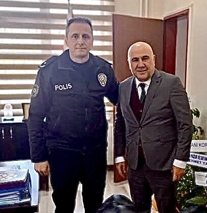 Başkan Vicdan’dan İlçe Emniyet Müdürü Taphasan’a Hayırlı Olsun Ziyareti