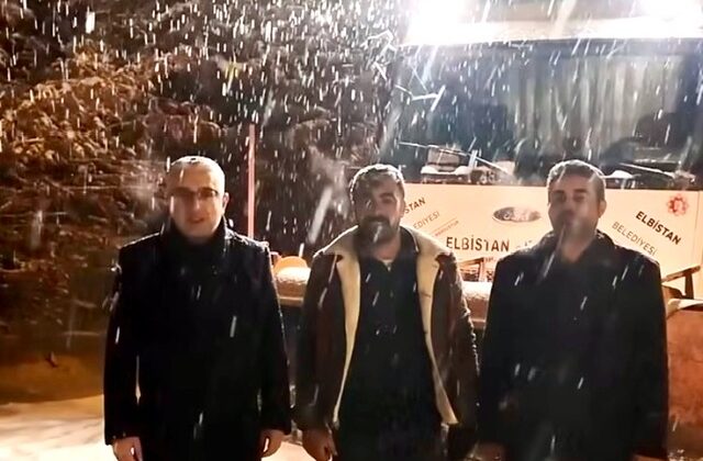 Elbistan’da Karla Mücadele Çalışmaları hız kesmeden Aralıksız Sürüyor