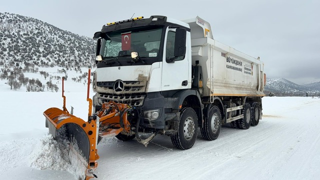Büyükşehir’den Nurhak’ta Kış Şartlarıyla Etkin Mücadele