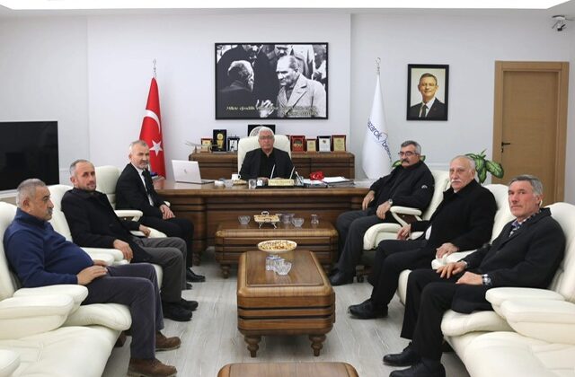 MHP Pazarcık İlçe Teşkilatından Belediye Başkanı İkizer’e Ziyaret