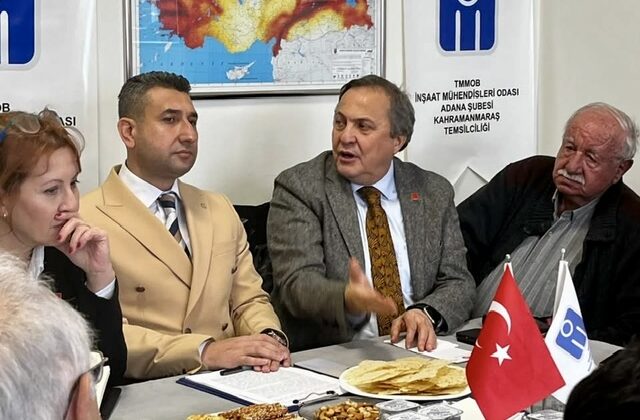CHP’li Heyetten İnşaat Mühendisleri Odası Kahramanmaraş Temsilciliğine Ziyaret