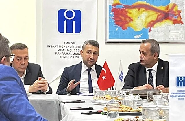 DEVA Partisi Heyetinden İnşaat Mühendisleri Kahramanmaraş Temsilciliği’ne ziyaret