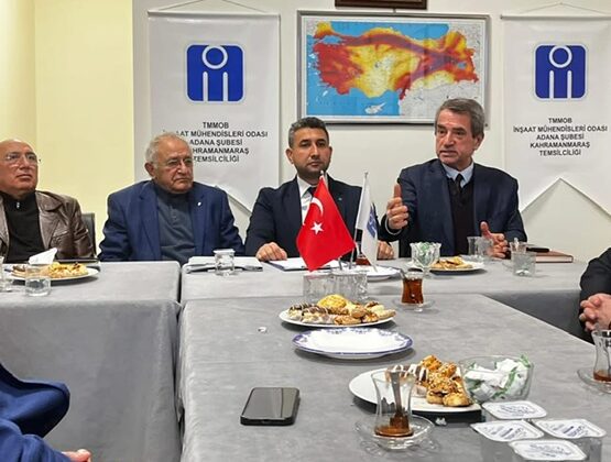 İnşaat Mühendisleri Odası Kahramanmaraş Temsilcili’ğinde “Ay Sonu 5 Çayı Toplantısı” Gerçekleştirildi