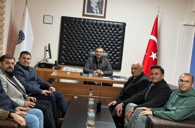 Başkan Selim Cüce’den Yeni Yılda Görev Başındaki Ekiplerine Ziyaret