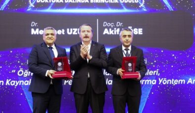 KSÜ Üniversitesi’nde Yürütülen Doktora Çalışması, ‘Memur-Sen 2025 Tez Ödülleri’nde Birinci Seçildi