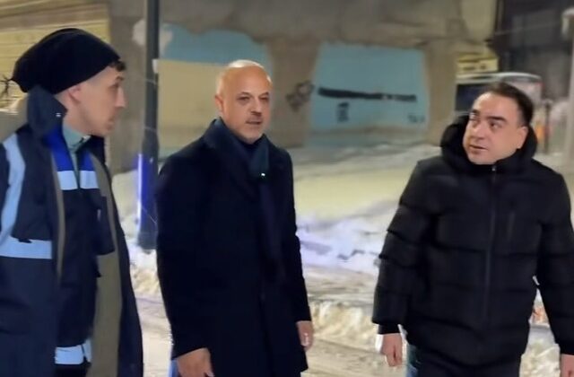 Afşin’de -12 Derecede Gece Mesaisi: Başkan Kıraç Sahada