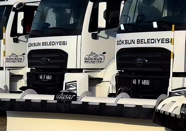 Göksun Belediyesi’nin Yeni Araçları Kış Şartlarında Tam Not Aldı