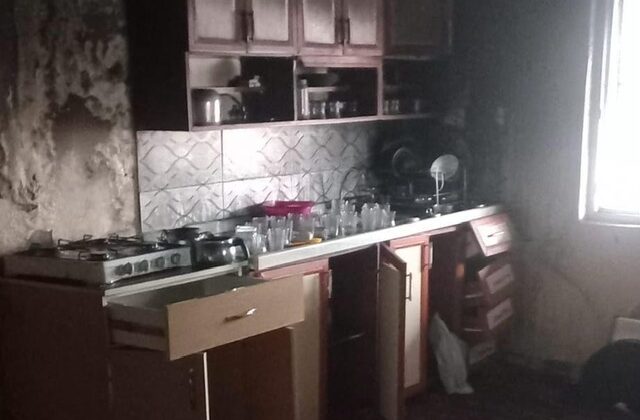 Türkoğlu’nda cami lojmanında yangın