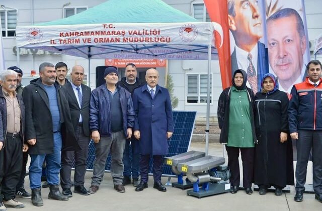 Kahramanmaraş’ta Üreticiye 21,9 Milyon TL’lik Hibe Desteği