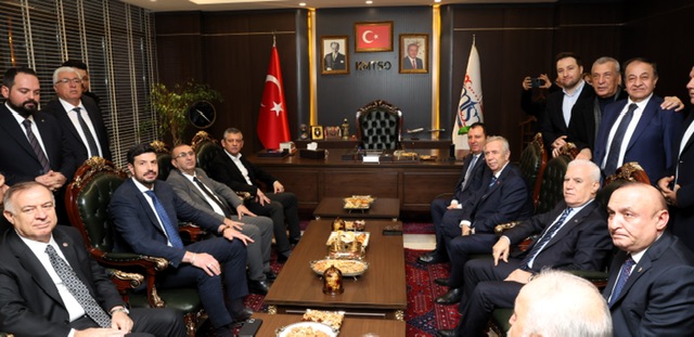 CHP Genel Başkanı Özgür Özel’den KMTSO’ya Ziyaret