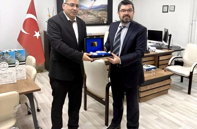 Dulkadiroğlu Belediyesi’nden Kadastro Müdürü Ateş’e Ziyaret