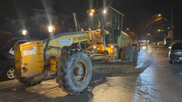 Yağışların Arterlerde Oluşturduğu Tahribatlar Hızla Gideriliyor
