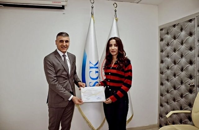 Sosyal Güvenlik Kurumu  Kahramanmaraş İl Müdürlüğü’nde Sertifika Töreni