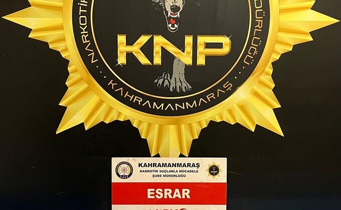 Kahramanmaraş’ta Kaçakçılık ve Uyuşturucu Operasyonu: 1 Tutuklama