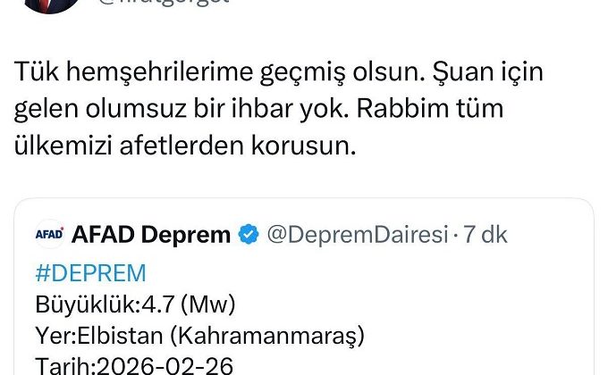 Başkan Görgel, Herhangi bir olumsuzluk yok