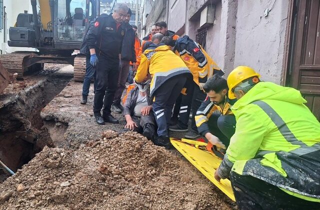 Kahramanmaraş’ta Altyapı Çalışmasında Göçük: 1 Yaralı