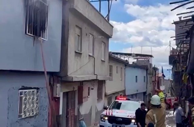 Kahramanmaraş’ta ev yangını: 1 yaralı