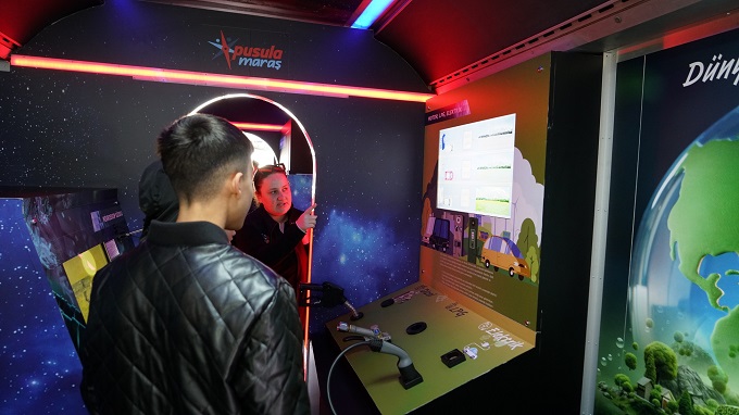 Pusula Maraş’ın Gezen Bilim Merkezi Yeni Misafirlerini Ağırladı