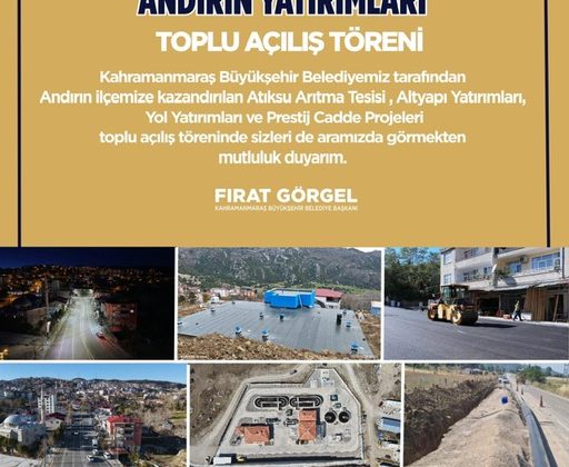 Büyükşehir’den 23 Ayda Andırın’a 1 Milyarlık Yatırım