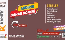 Andırın’da KAMEK Kurslarına Başvurular Başladı; 7 Branşta Ücretsiz Eğitim