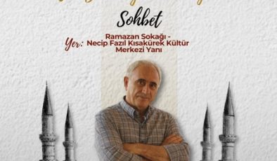 Usta Yazar Genç, Ramazan SohbetlerindeSevenleriyle Buluşacak