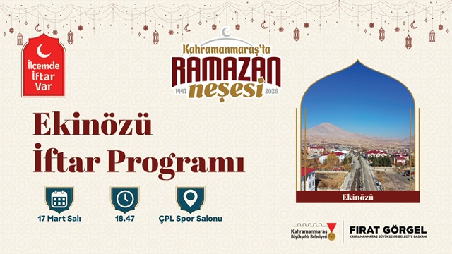 Büyükşehir, Ekinözü’nde Ramazan Sofrası Kuruyor