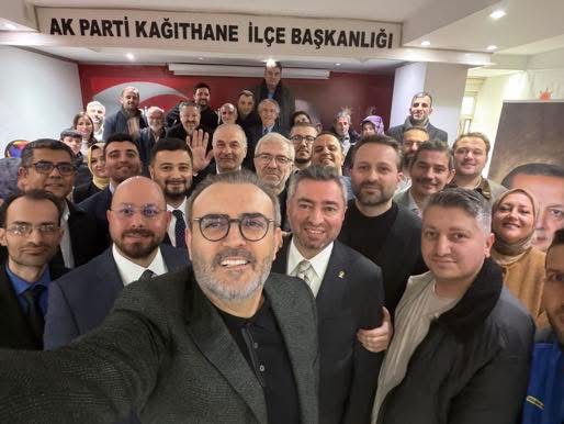 Mahir Ünal Kağıthane Teşkilatıyla Bayramlaştı