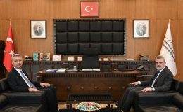 Başkan Görgel, KSÜ Rektörü Okumuş’u Ağırladı