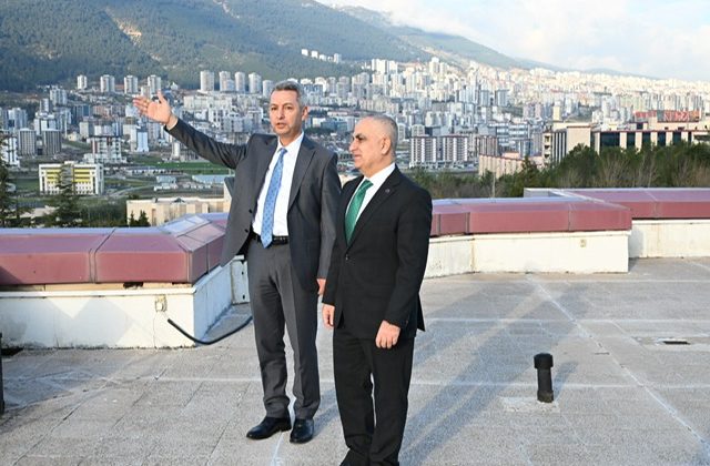 Gaziantep Üniversitesi Rektörü Prof. Dr. Sait Mesut Doğan’dan KSÜ Rektörü Prof. Dr. İbrahim Taner Okumuş’a Hayırlı Olsun Ziyareti