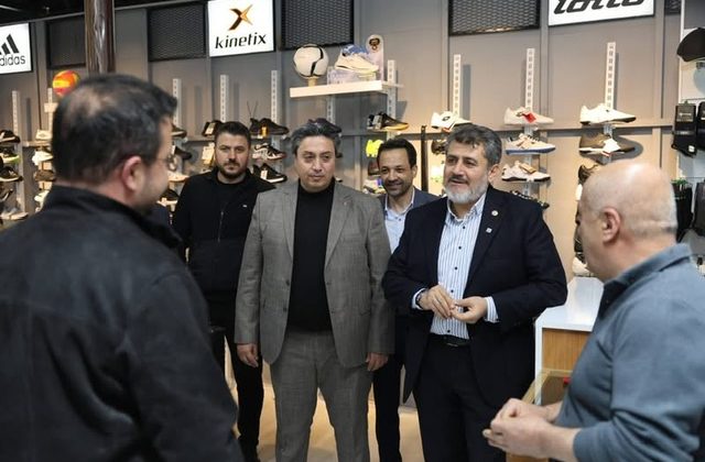 Milletvekili Debgici Elbistan’da Esnafı Ziyaret Etti