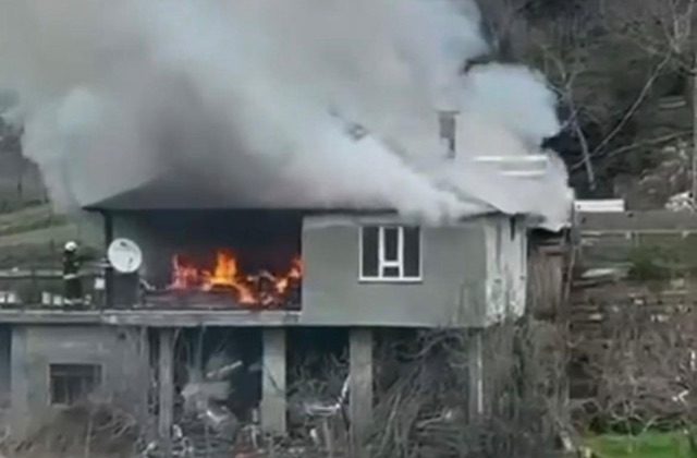 Kahramanmaraş’ta ev yangını