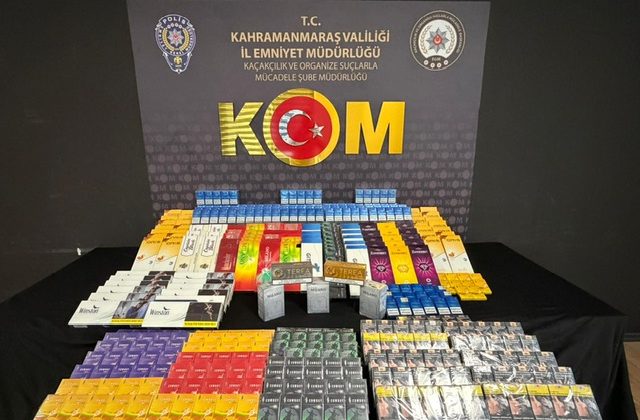 Kahramanmaraş’ta Kaçakçılık Operasyonu