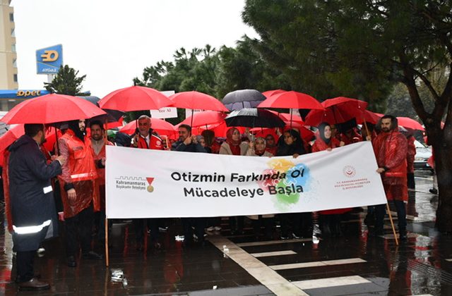 Kahramanmaraş’’ta Otizm Farkındalık Yürüyüşü Düzenlendi