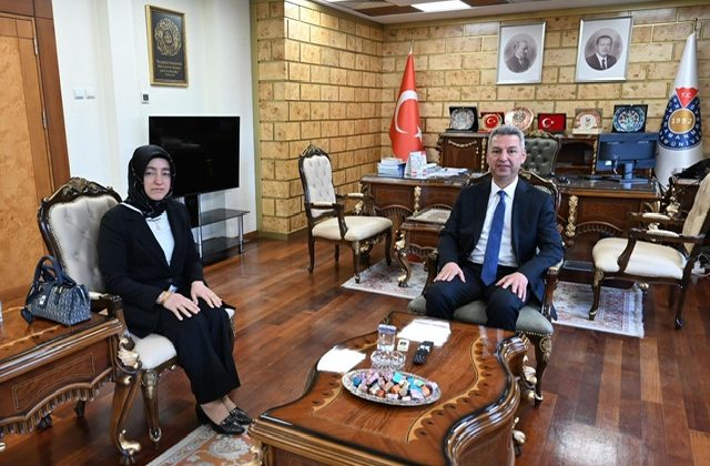 Fatma Özay’dan KSÜ Rektörü Okumuş’a Hayırlı Olsun Ziyareti