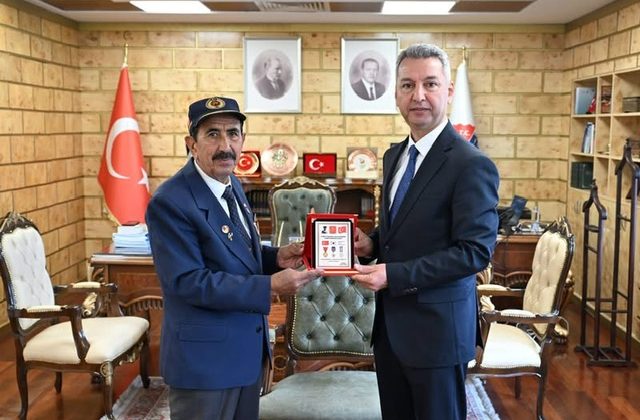 Gazilerden KSÜ Rektörü Okumuş’a Hayırlı Olsun Ziyareti