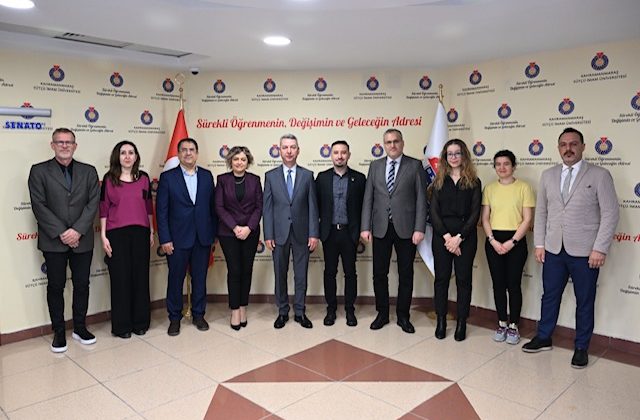 Prizren Üniversitesi Heyeti KSÜ’de Ders Verdi, Erasmus Ofisiyle Görüştü