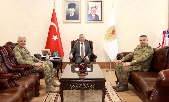 Tuğgenerallerden Vali Ünlüer’e Ziyaret