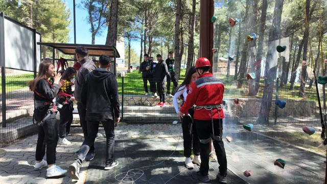 Dulkadiroğlu’nda Okul Sporları Tırmanış Heyecanı